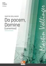 Da pacem, Domine SSATB choral sheet music cover